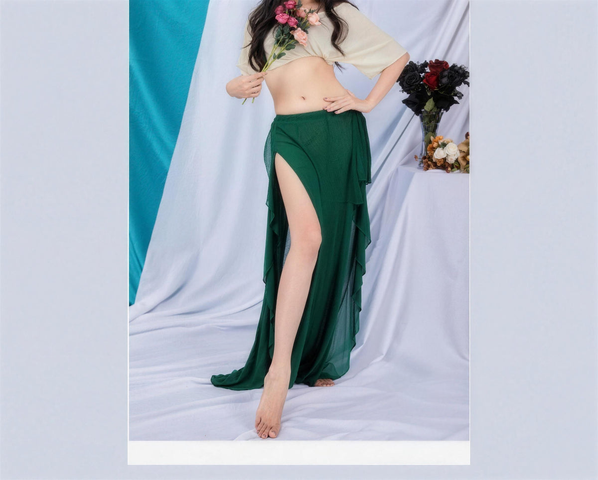 Maeve practice set in Green and Cream