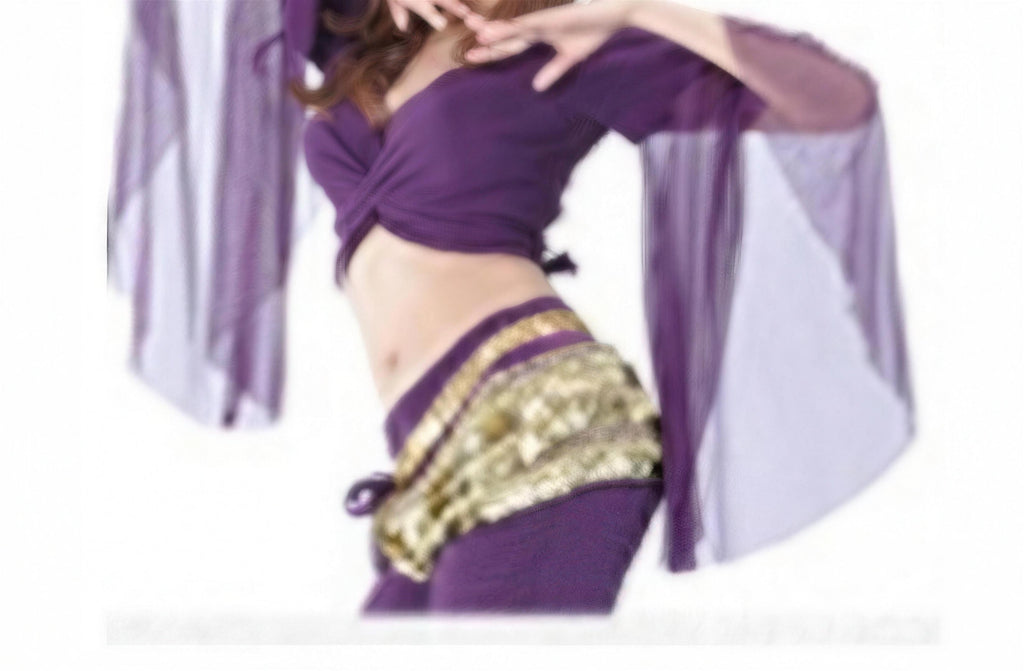 Piper crop top in Purple