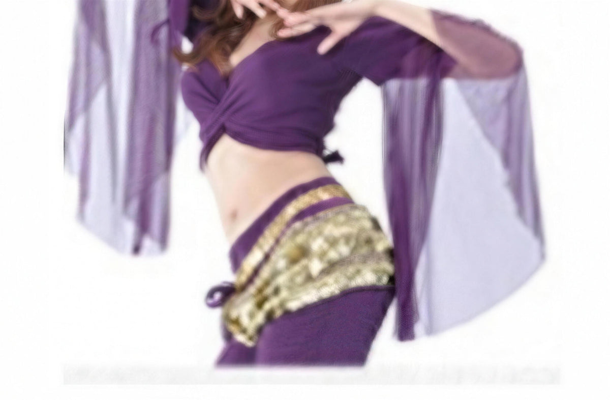 Piper crop top in Purple