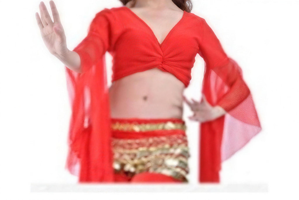 Piper crop top in Red