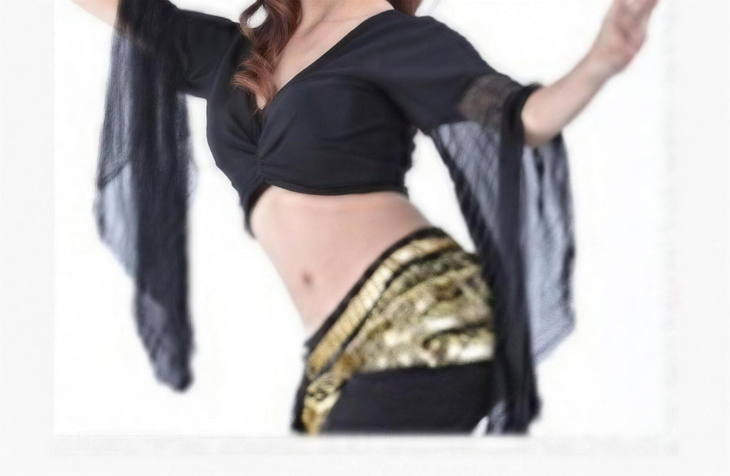 Piper crop top in Black