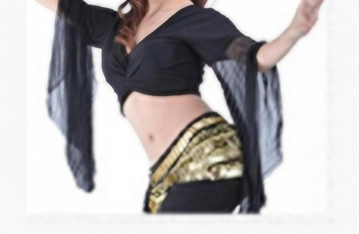 Piper crop top in Black