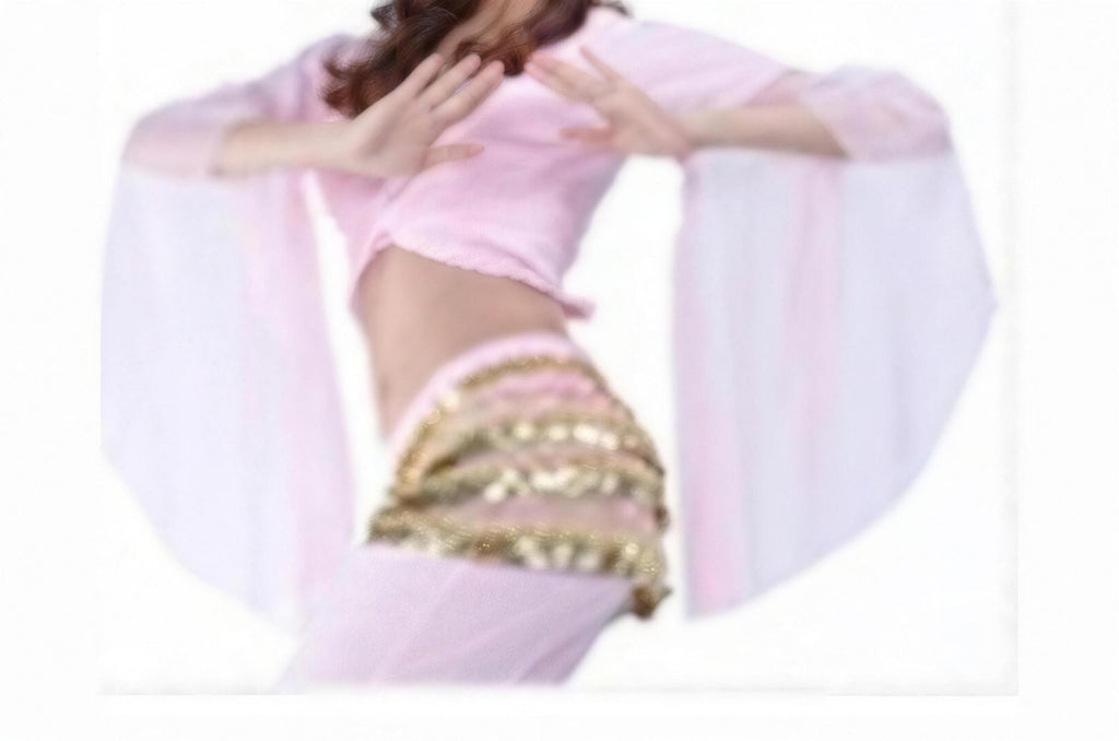Piper crop top in Light Pink