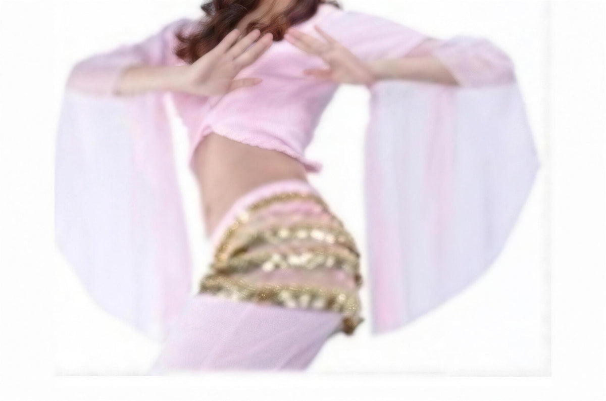 Piper crop top in Light Pink