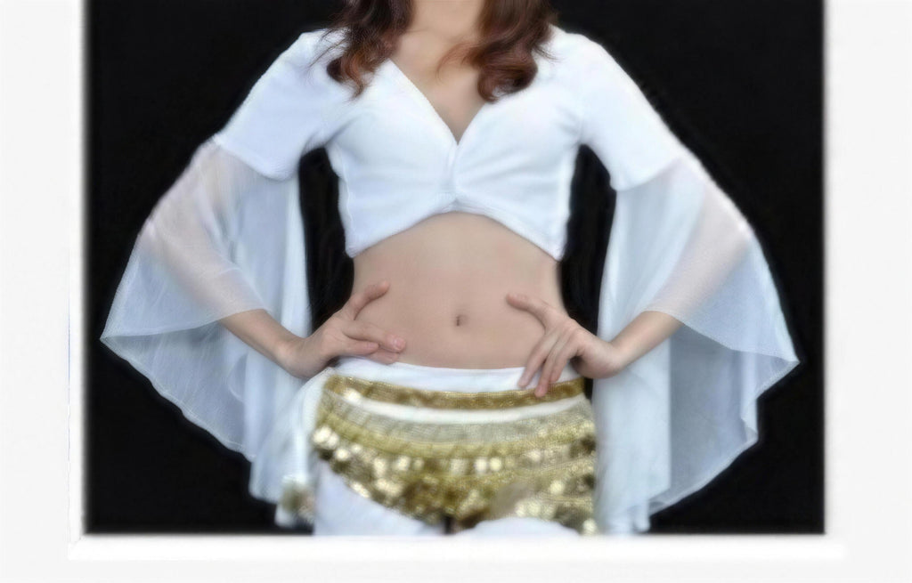 Piper crop top in White