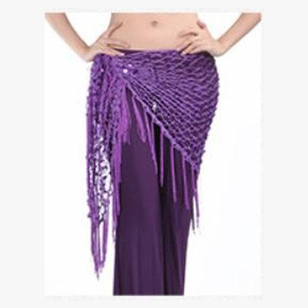 Juniper crochet hip wrap in Purple