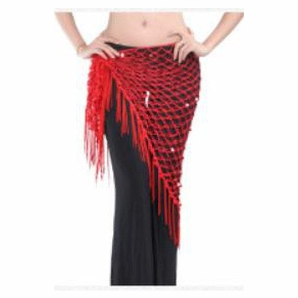 Juniper crochet hip wrap in Red