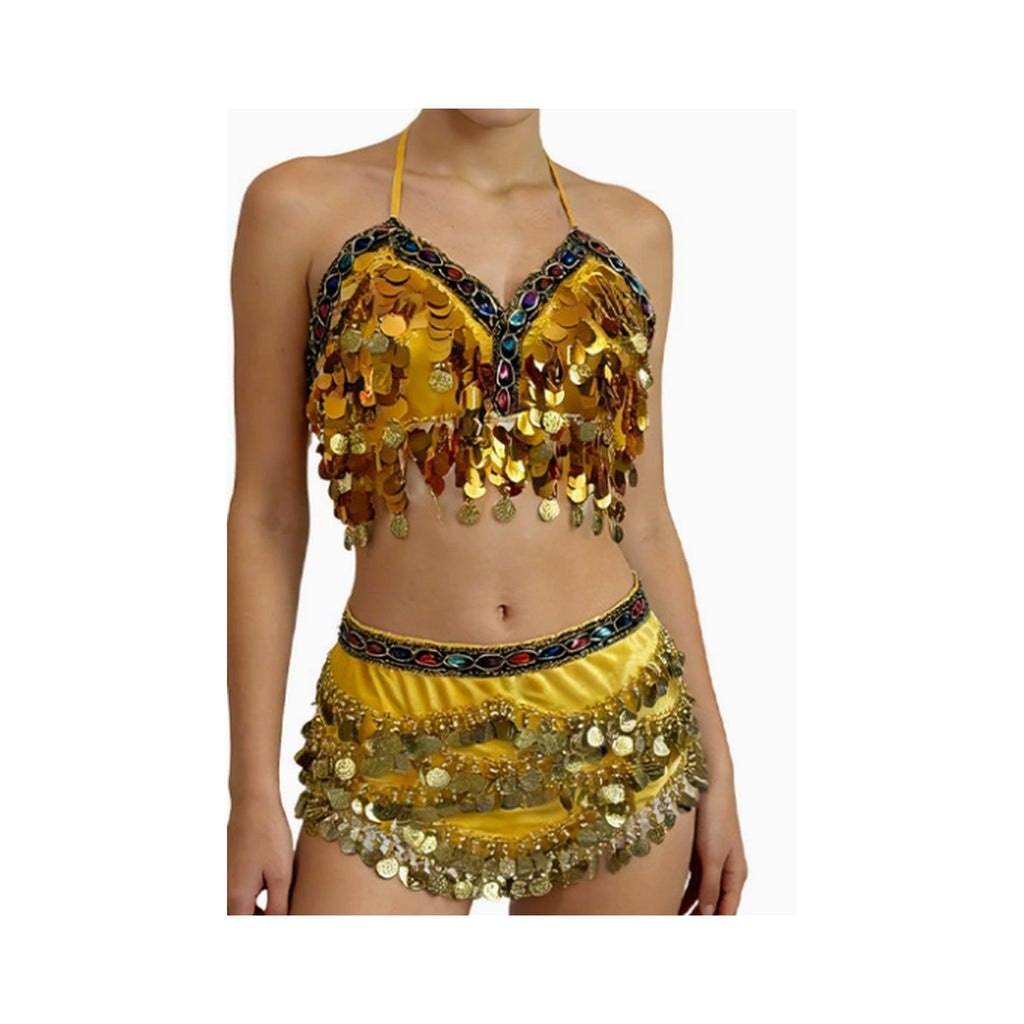 Sierra Tribal Coin Bra Set