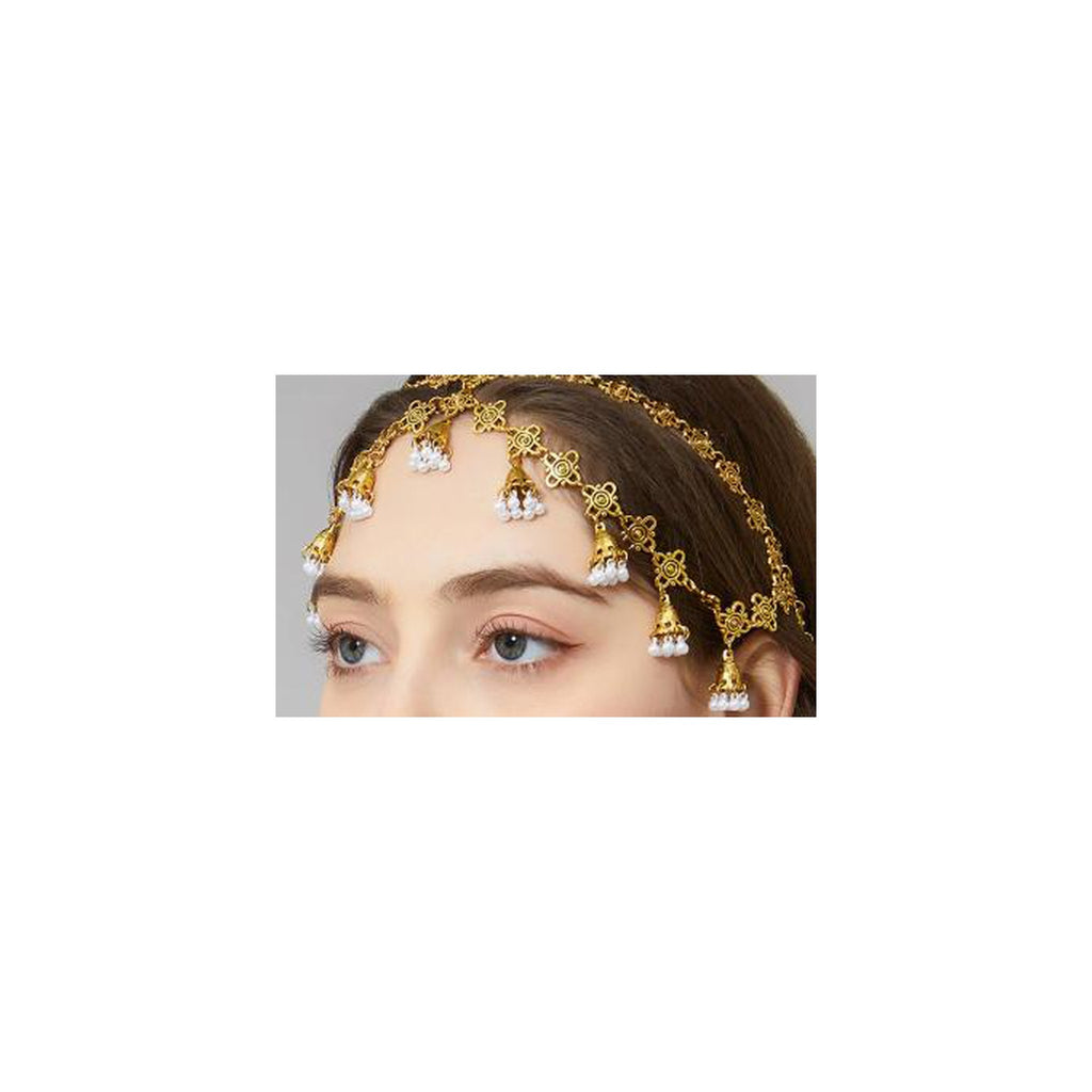 Elara Silver Star Head Chain