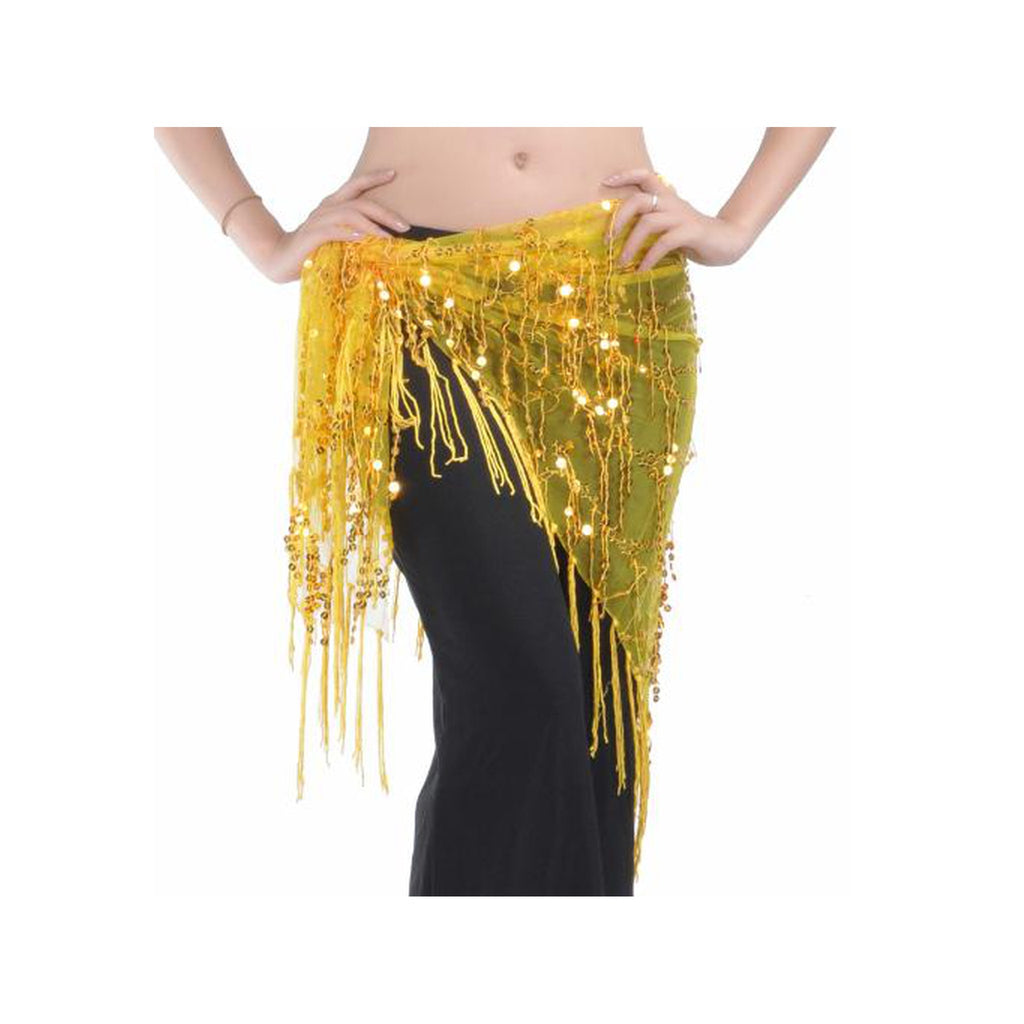 Odette Sequin Mesh Hip Scarf