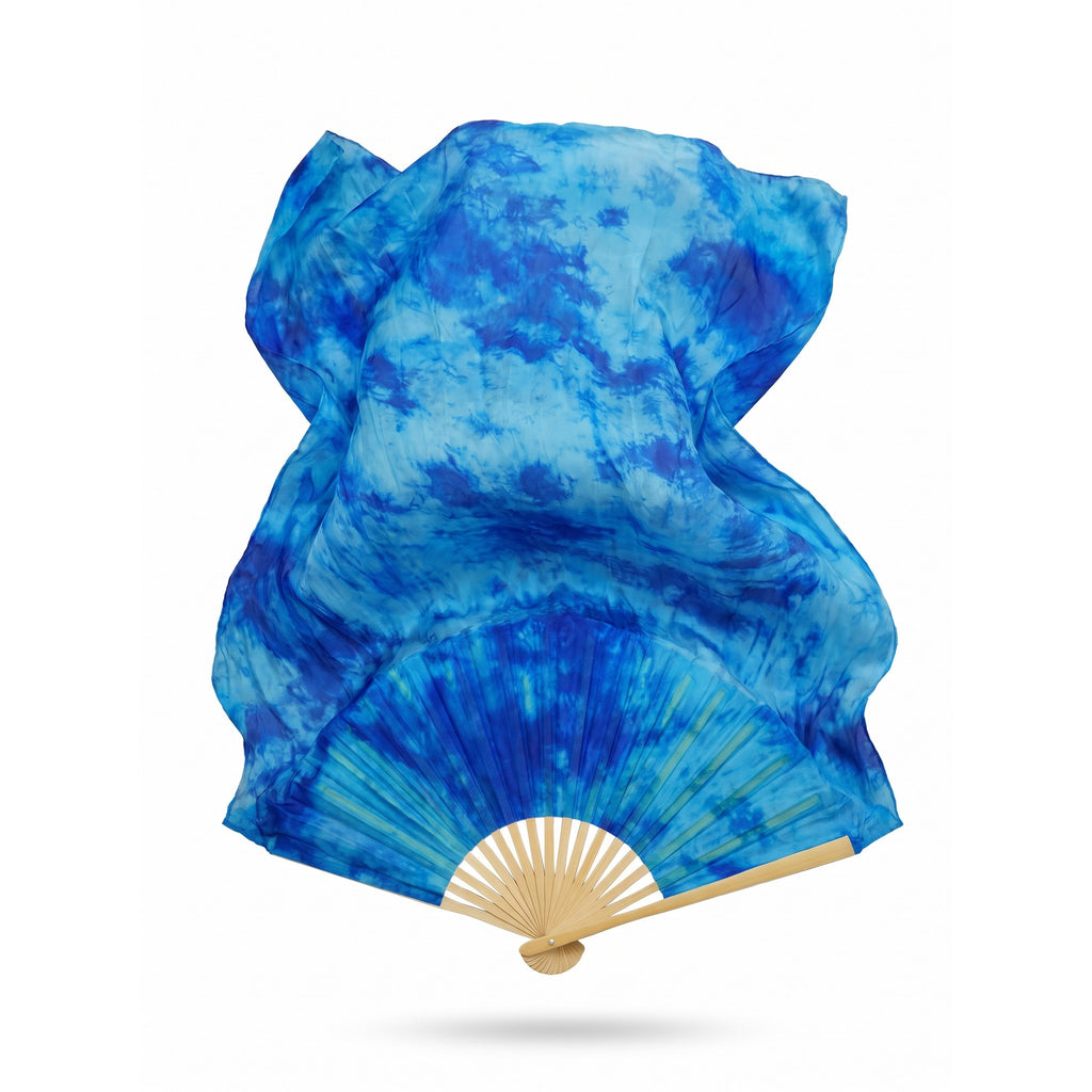 Paloma Silk Fan Veil — studio product photo
