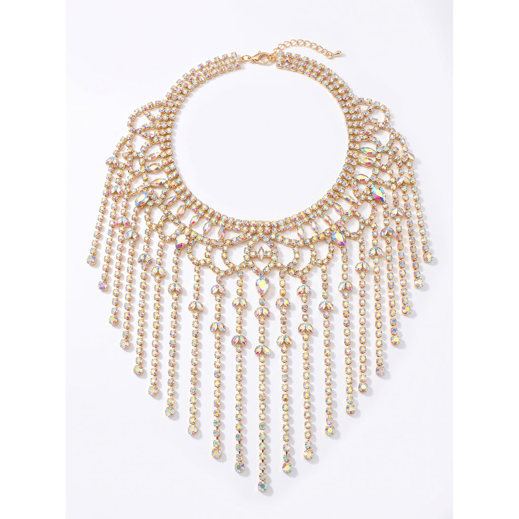 Ada Crystal Collar Necklace — studio product photo