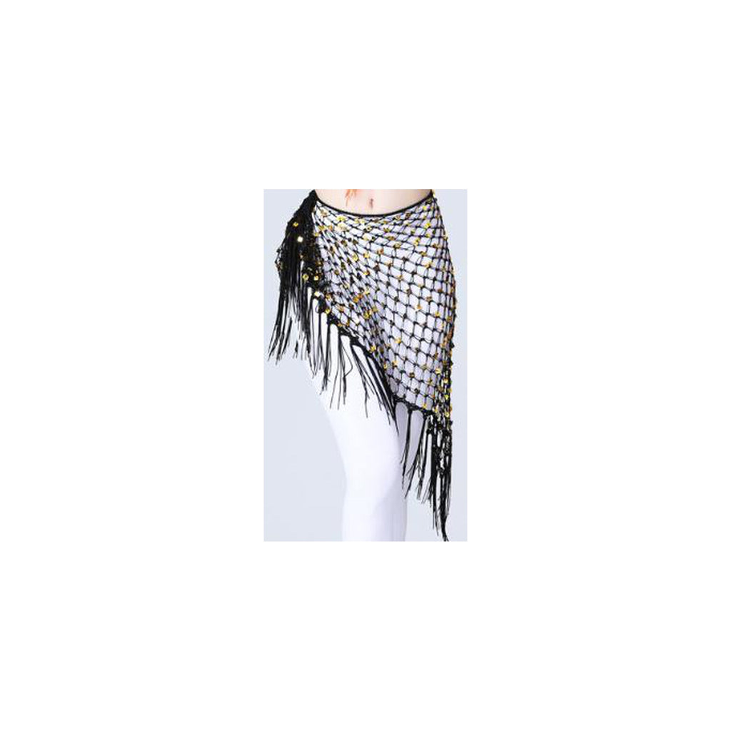 Meadow Crochet Net Triangle Shawl