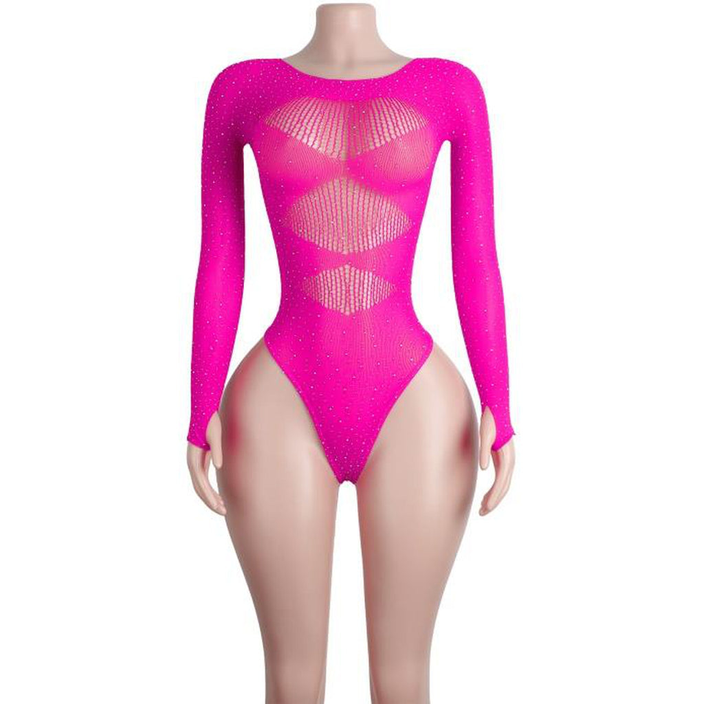 Mireille Shimmer Mesh Bodysuit