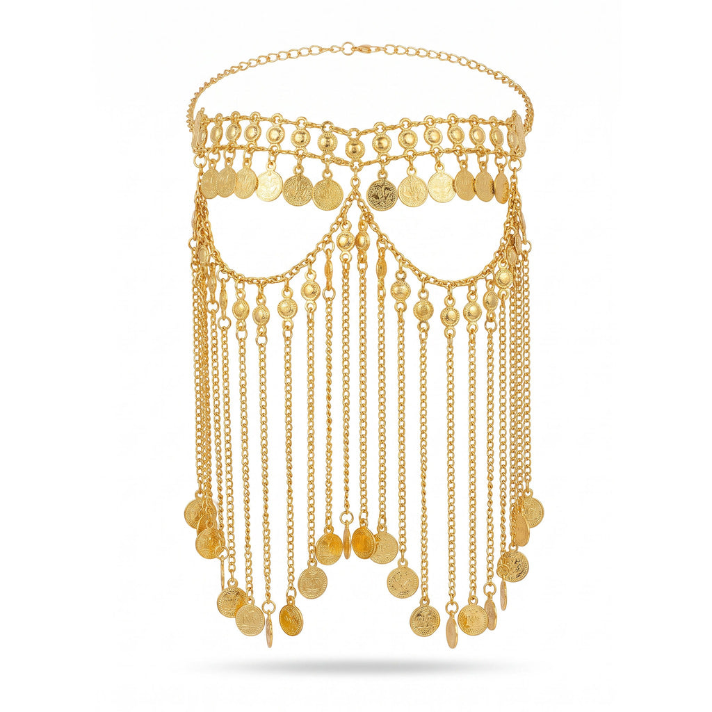 Aurora Coin Head Chain — studio product photo