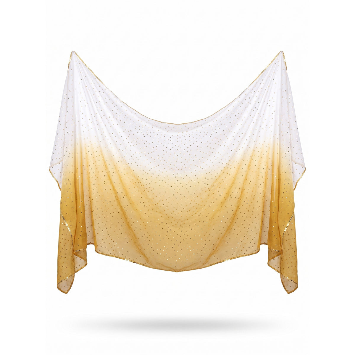 Sienna Ombre Chiffon Veil — studio product photo