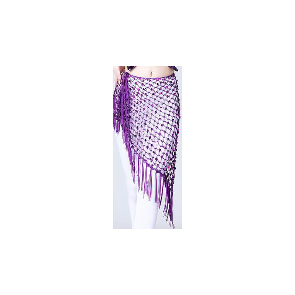 Meadow Crochet Net Triangle Shawl