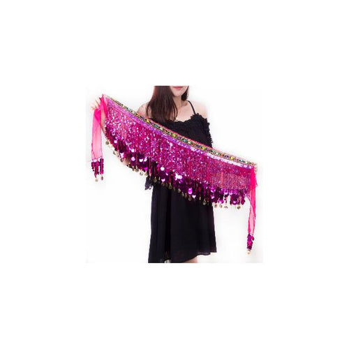 Adriana Teardrop Paillette Hip Scarf