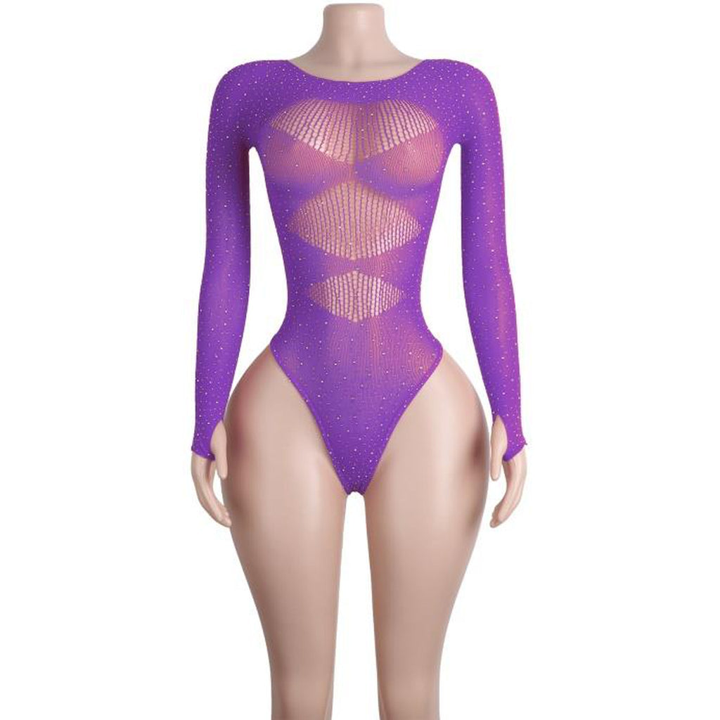 Mireille Shimmer Mesh Bodysuit