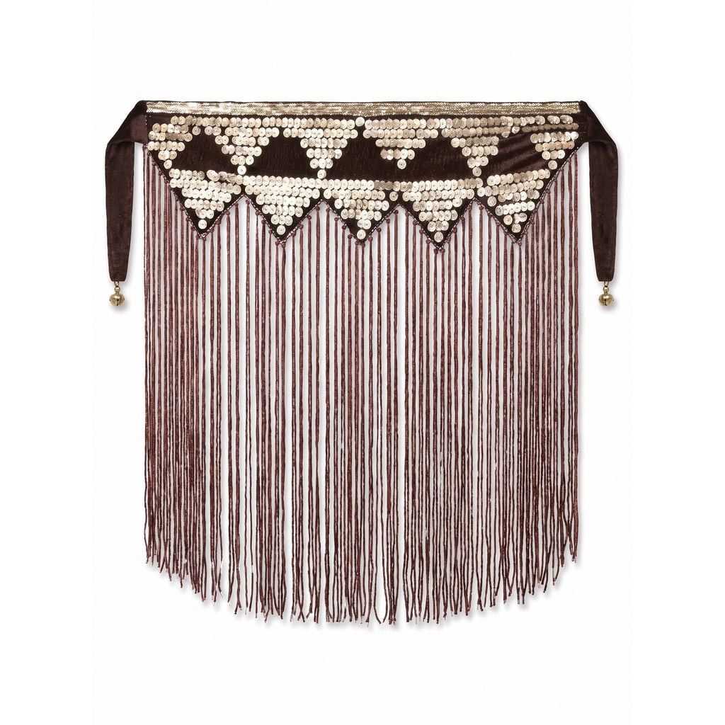 Willow Tribal Coin Belt — studio product photo