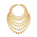 Leonora Layered Coin Collar — studio product photo
