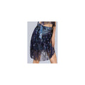 Opaline Holographic Sequin Fringe Skirt
