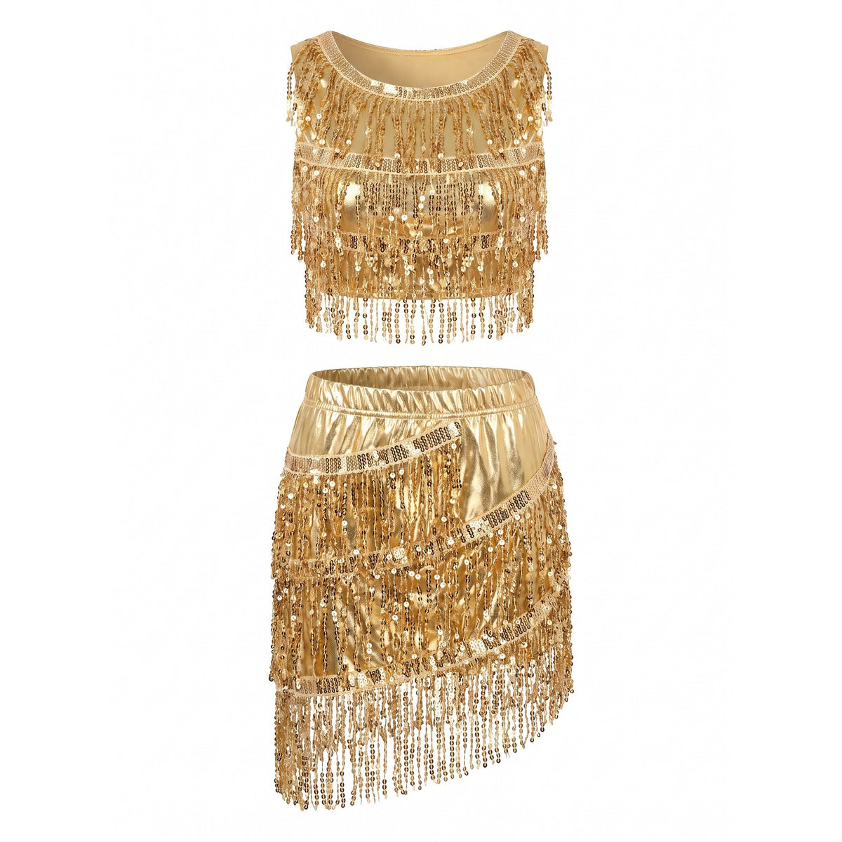 Charlotte Sequin Tassel Fringe Set — studio product photo