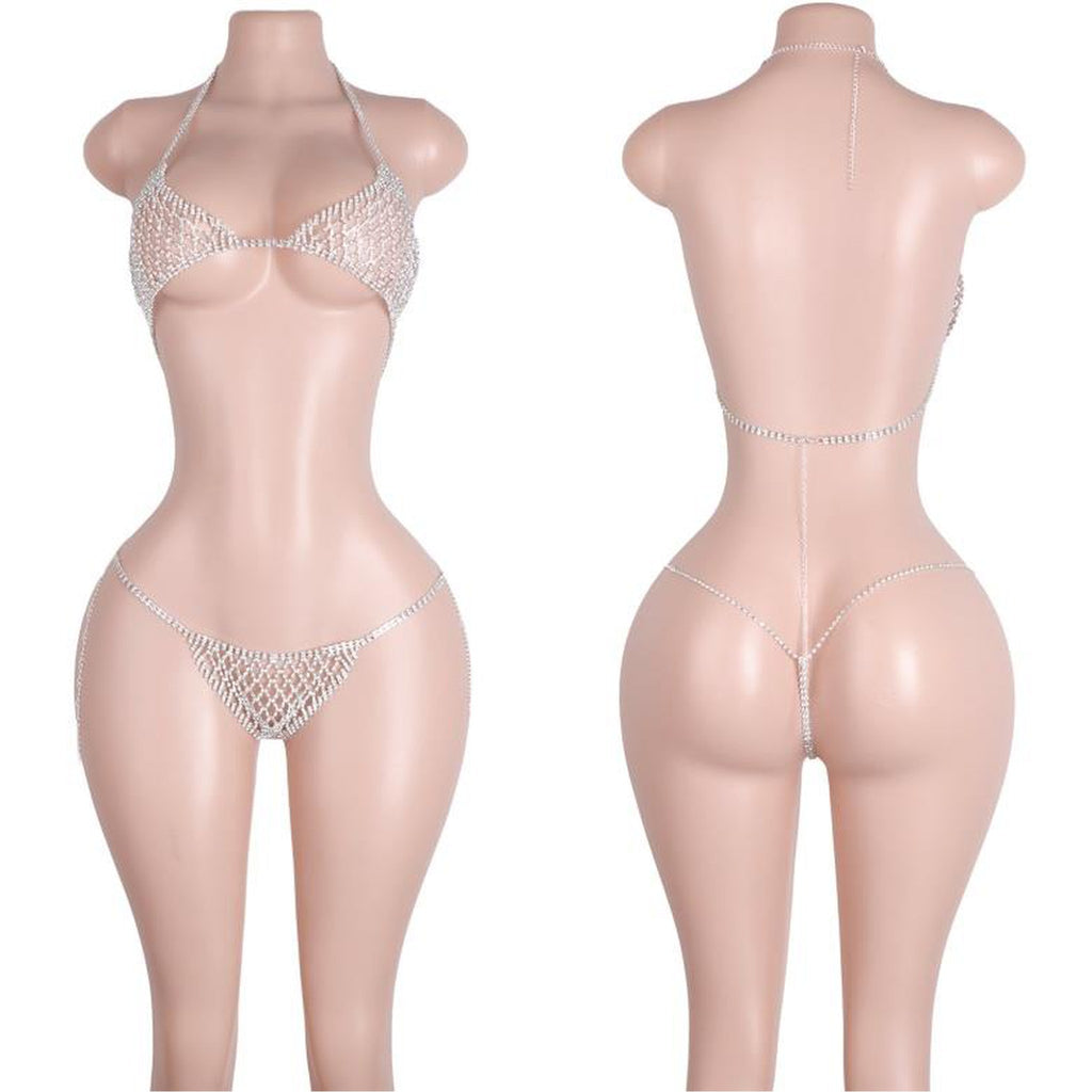 Aria Pearl & Rhinestone Body Chain