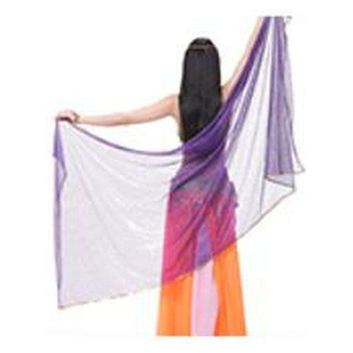 Sienna ombre veil in Dark Purple