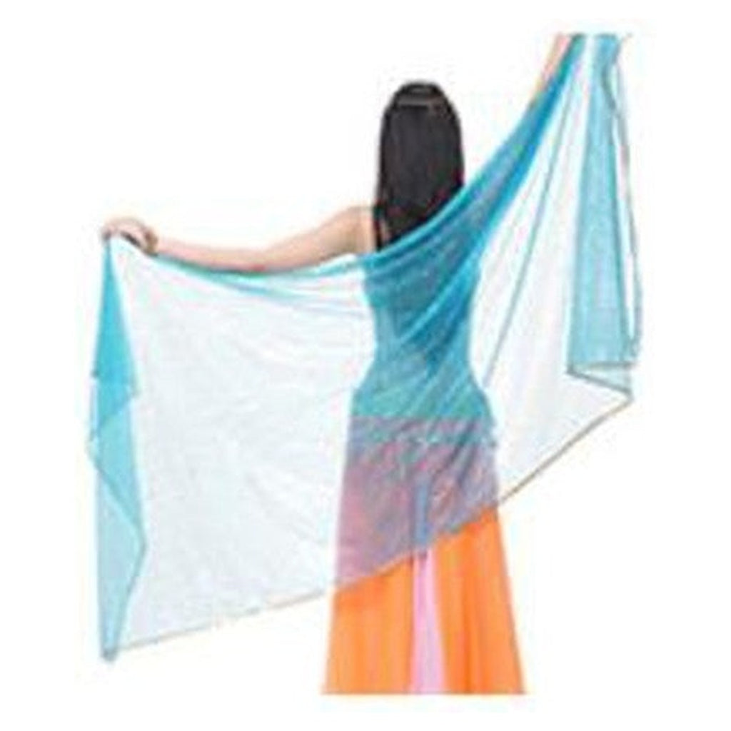 Sienna ombre veil in Lake Blue