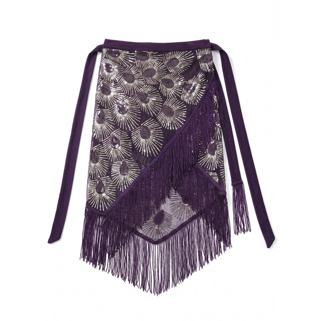 Arabella Embroidered Wrap Skirt — studio product photo