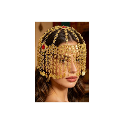 Cassandra Jewel Tassel Head Drape